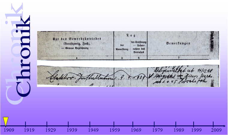 Chronik Josef Mertes GmbH