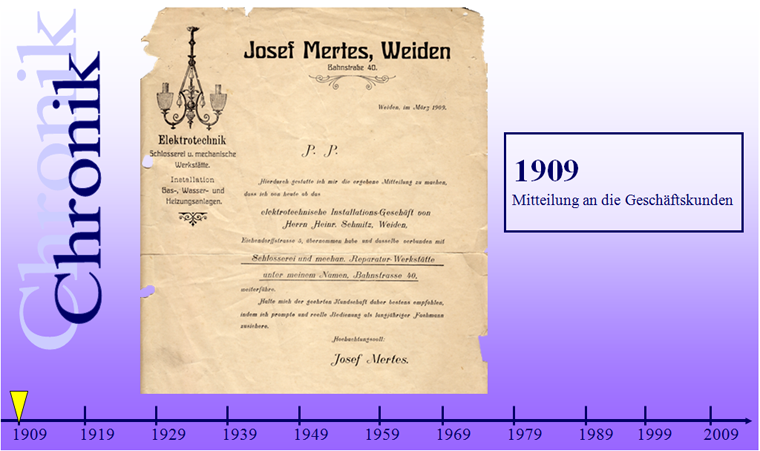 Chronik Josef Mertes GmbH