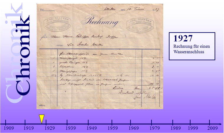 Chronik Josef Mertes GmbH